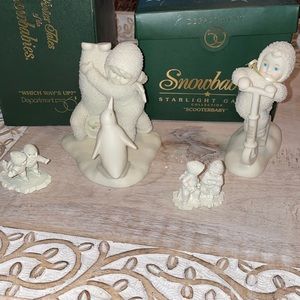 SNOWBABIES (by Dept 56) 4 piece bundle